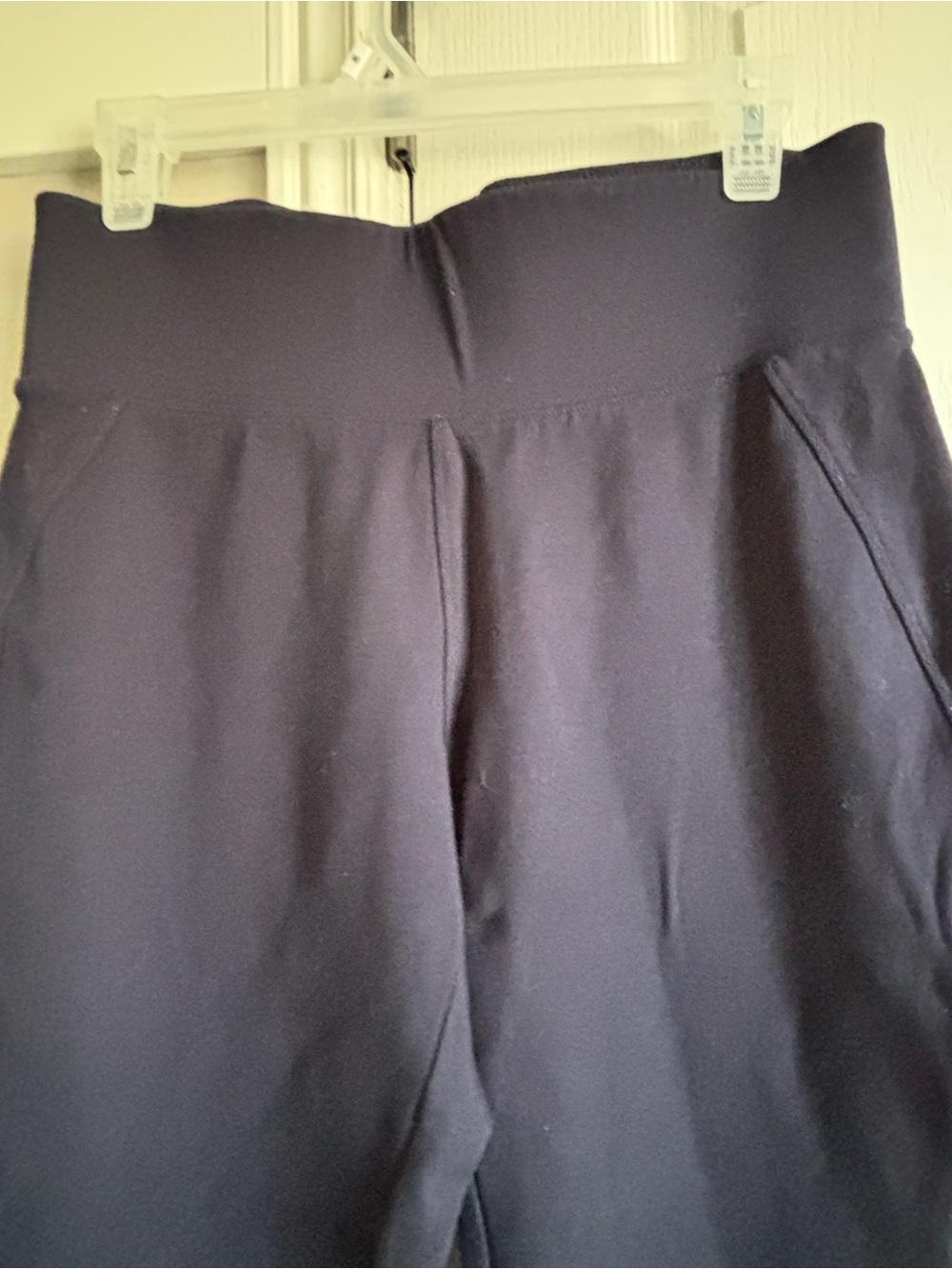 High-Rise Black Skinny Pull-On Pants